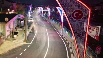 Kocaeli İzmit’te cadde ve sokaklar yenilendi