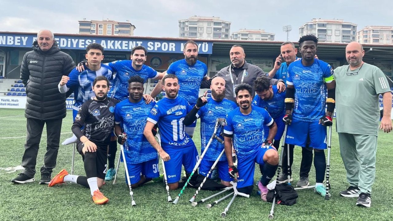 Kocaeli&#039;de Ampute Futbol Takımı lige fırtına gibi başladı