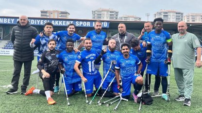 Kocaeli'de Ampute Futbol Takımı lige fırtına gibi başladı