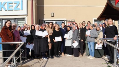 Kocaeli'de 'Güçlü Kadın Güçlü Toplum'da ilk grup eğitimler tamamlandı
