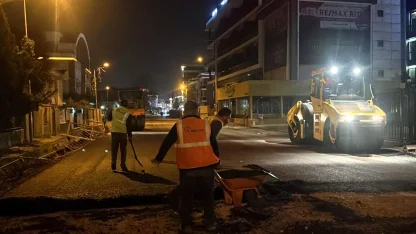 Kocaeli'de şehir uykuda, Büyükşehir 7/24 iş başında