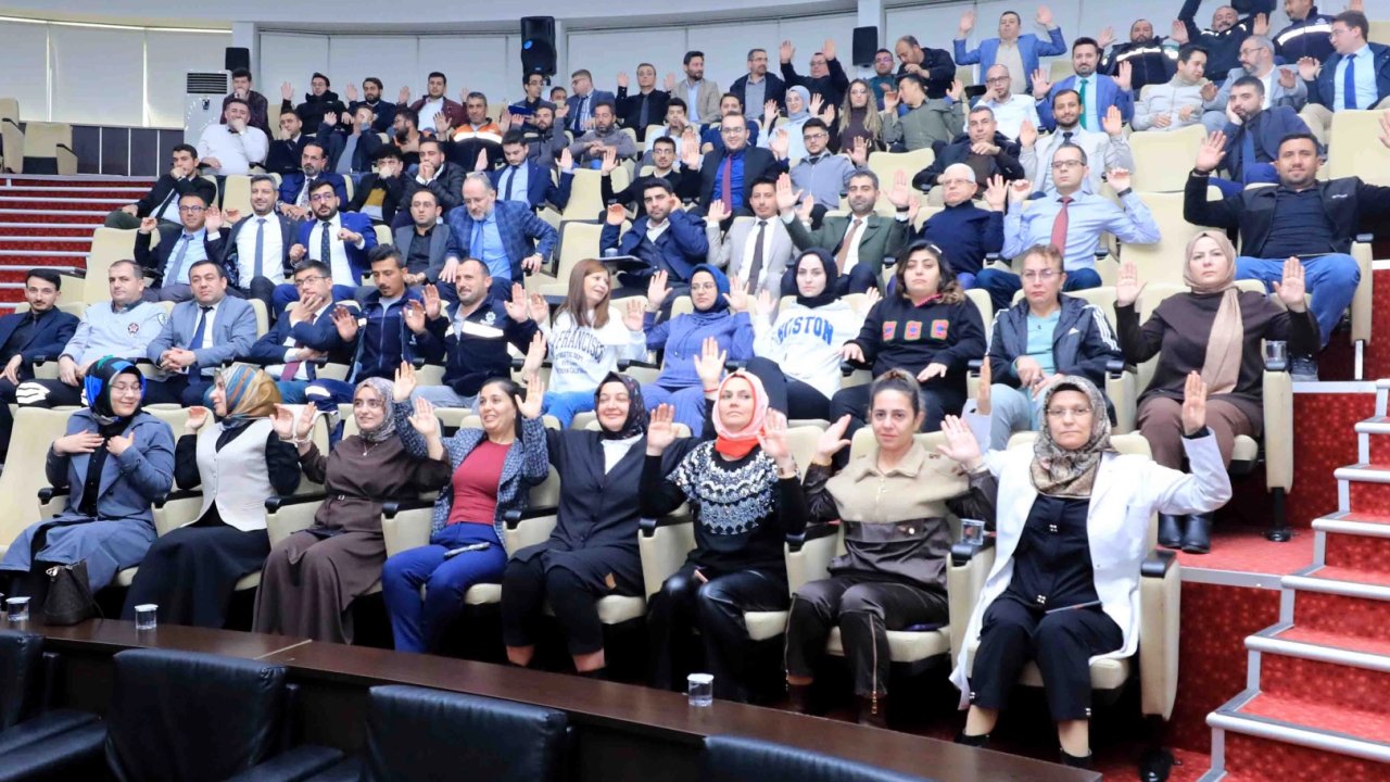 Konya Karatay’da personel için &#039;Ergonomi&#039; eğitimi düzenlendi