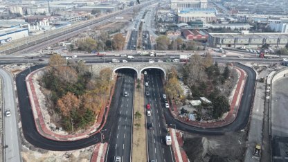 Konya Marangozlar Köprülü Kavşağı'nda iki şerit açıldı
