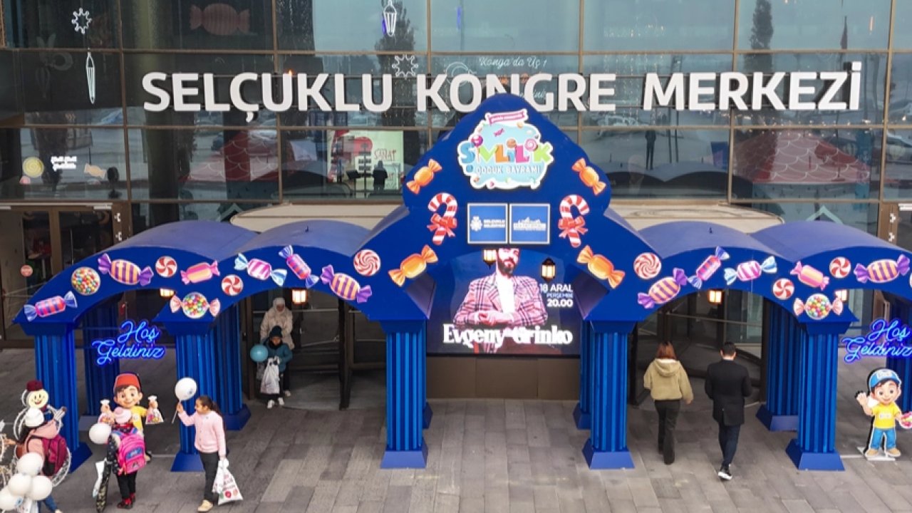 Konya Selçuklu'da çocuklar için tatlı telaş