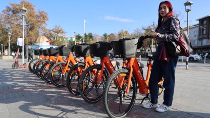 Konya'da paylaşımlı elektrikli bisiklet dönemi