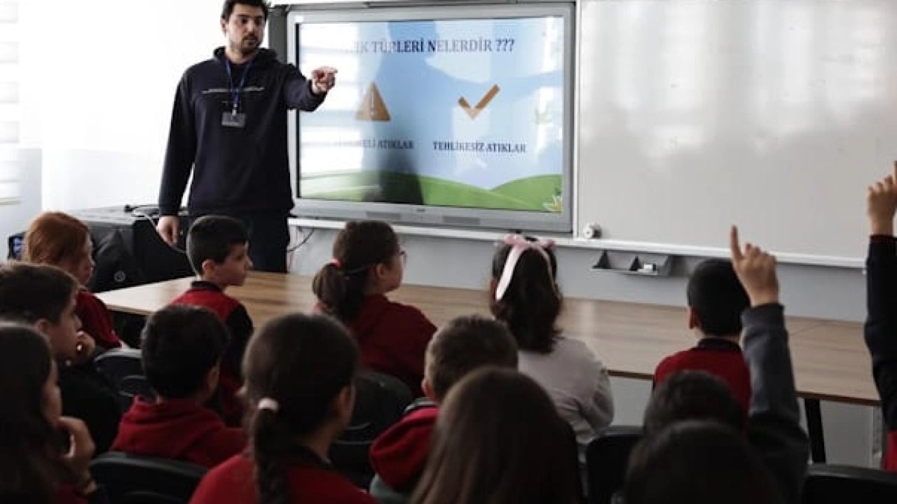 Kütahya Belediyesi’nden öğrencilere 'sıfır atık' bilinci