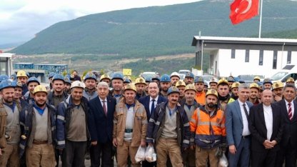 Madenciler Günü’nde Soma’da anlamlı ziyaret