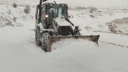 Malatya Büyükşehir’den yoğun kar mesaisi