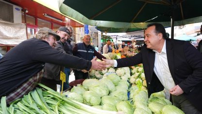 Manisa Büyükşehir’den Karaköy Pazarı ziyareti