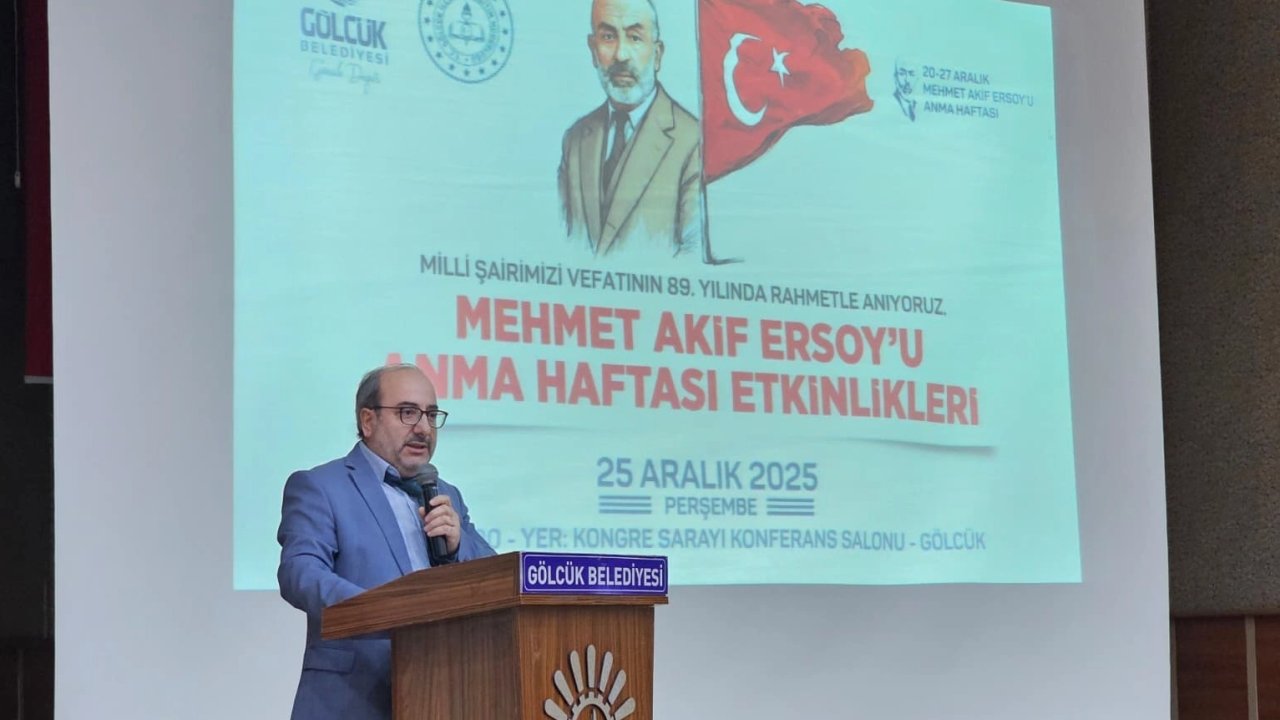 Mehmet Akif Ersoy Gölcük’te anıldı