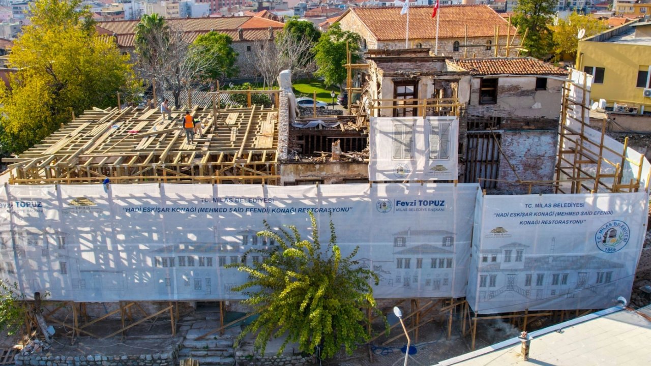 Mehmet Said Efendi Konağı yeniden hayat buluyor