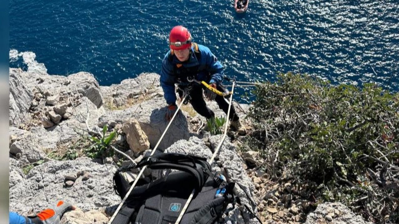 Mersin İtfaiyesi’nden nefes kesen kurtarma