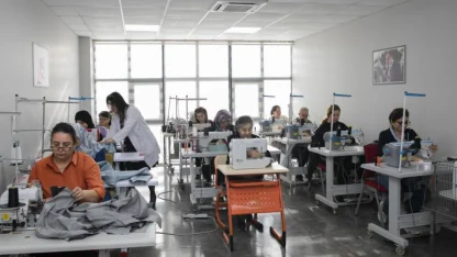 Mersin'de giyim üretim kurslarına yoğun ilgi