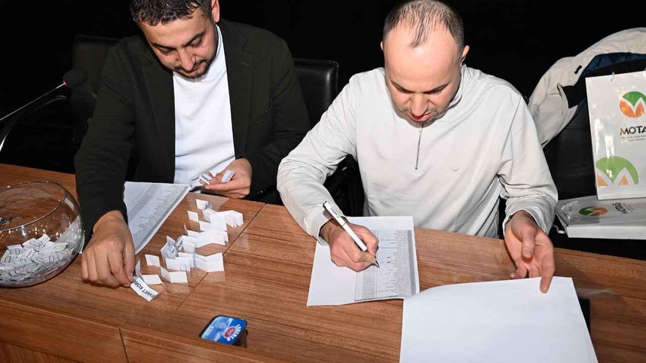 MOTAŞ'a 30 yeni şoför için noter huzurunda kura