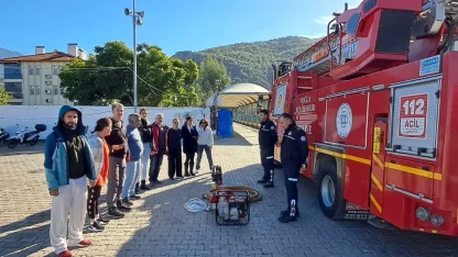 Muğla Büyükşehir gönüllü itfaiyeciler yetiştiriyor