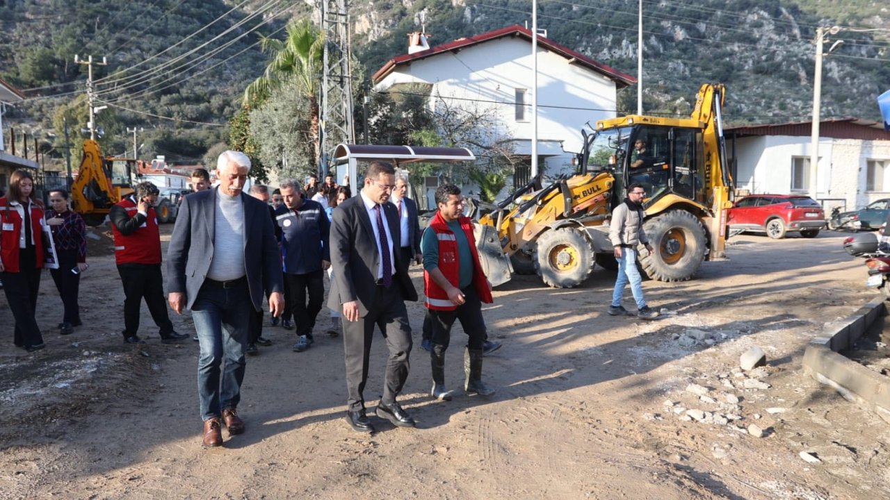 Muğla Büyükşehir'den Datça ve Ula’daki yatırımlara yerinde inceleme