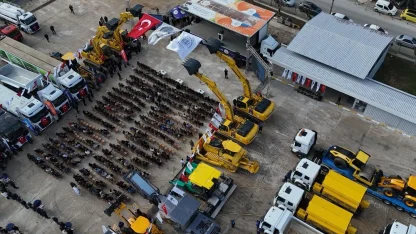 Muğla Büyükşehir'in hizmet filosuna 170 yeni araç