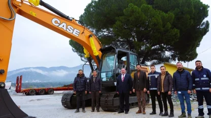 Muğla Milas'a TBB'den ekskavatör hibesi