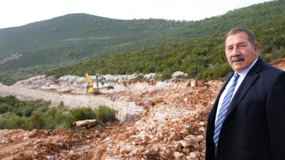 Muğla Milas'ta hastane yolunda çalışmalar hızlandı