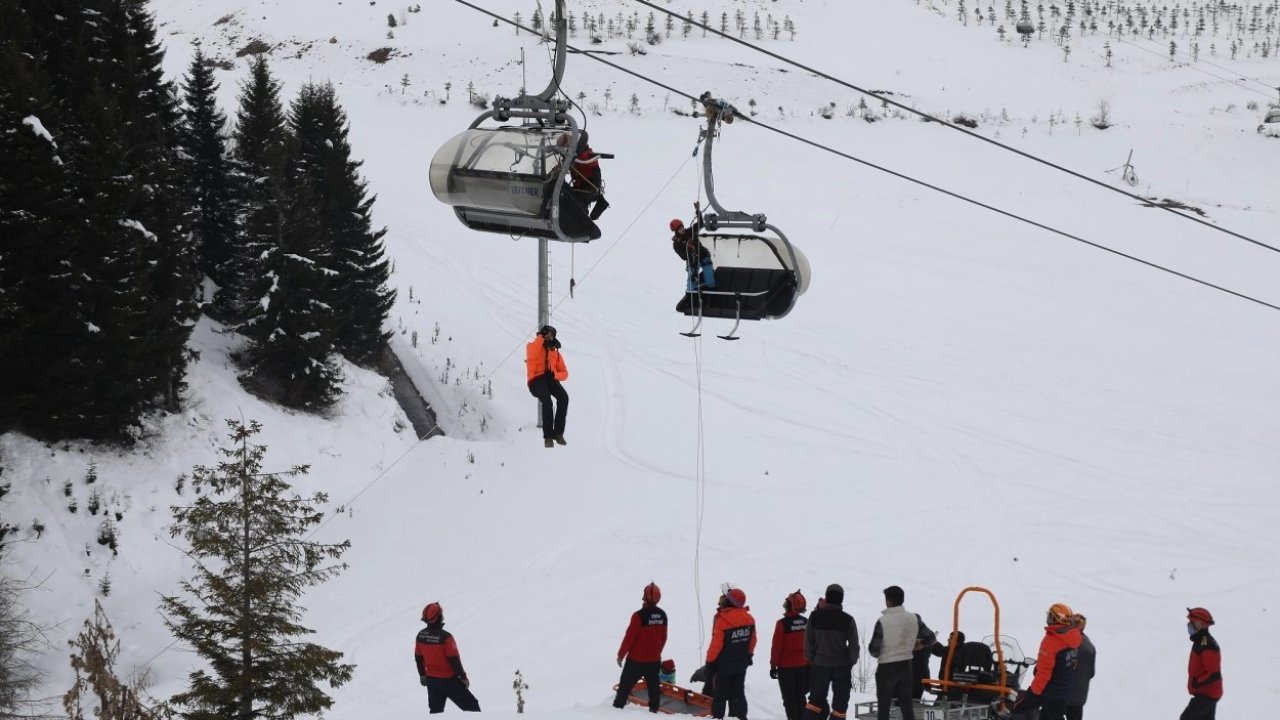 Ordu'da gerçeğini aratmayan kurtarma tatbikatı