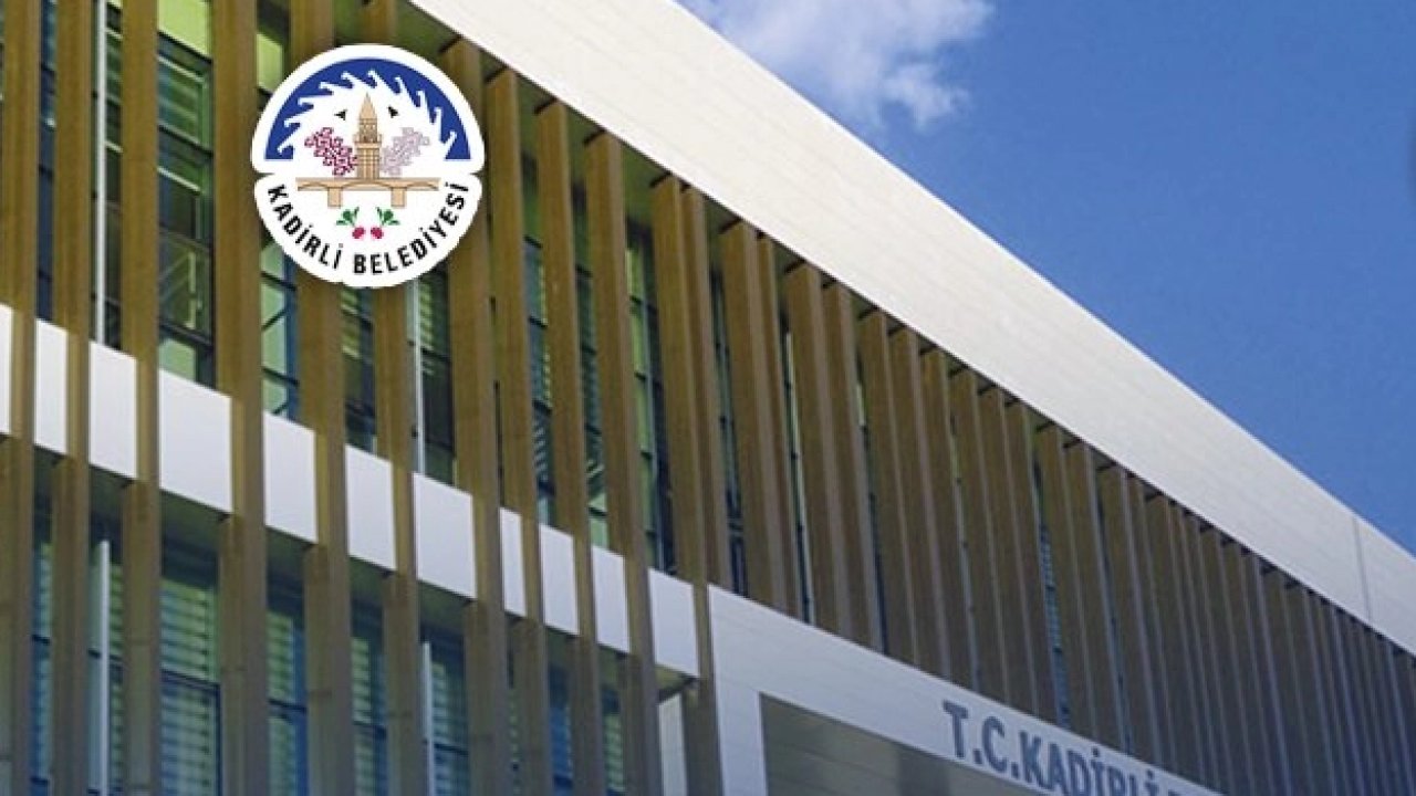 Osmaniye Kadirli Belediyesi memur ve itfaiye eri alacak