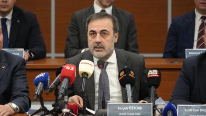 Öztürk: Konya yeni yılda da Bir çok göstergede ülke ortalamasının üzerine çıkacak