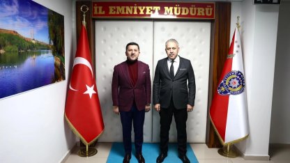 Rasim Arı'dan Nevşehir Emniyet Müdürü Karaman'a ziyaret