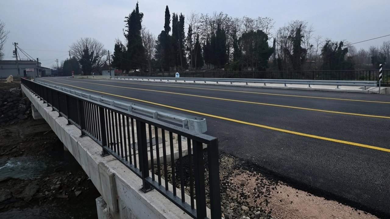 Sakarya Akyazı'da 20 mahalleyi bağlayan nokta afetlere karşı daha güçlü