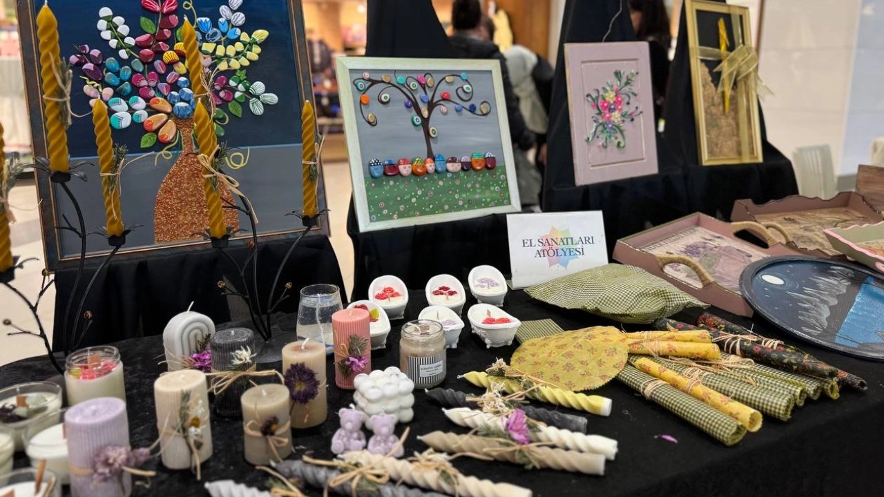 Sakarya&#039;da Engelsiz Hobi Atölyesi ürünleri ilgi gördü