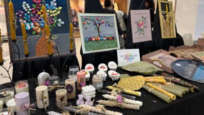 Sakarya'da Engelsiz Hobi Atölyesi ürünleri ilgi gördü