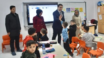 Sason Kaymakamı Başar'dan anaokuluna ziyaret