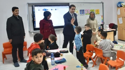 Sason Kaymakamı Başar'dan anaokuluna ziyaret