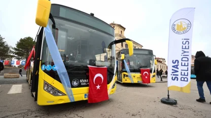 Sivas'ta ulaşım filosu güçleniyor