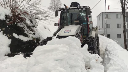Trabzon Büyükşehir'in kış mesaisi başladı