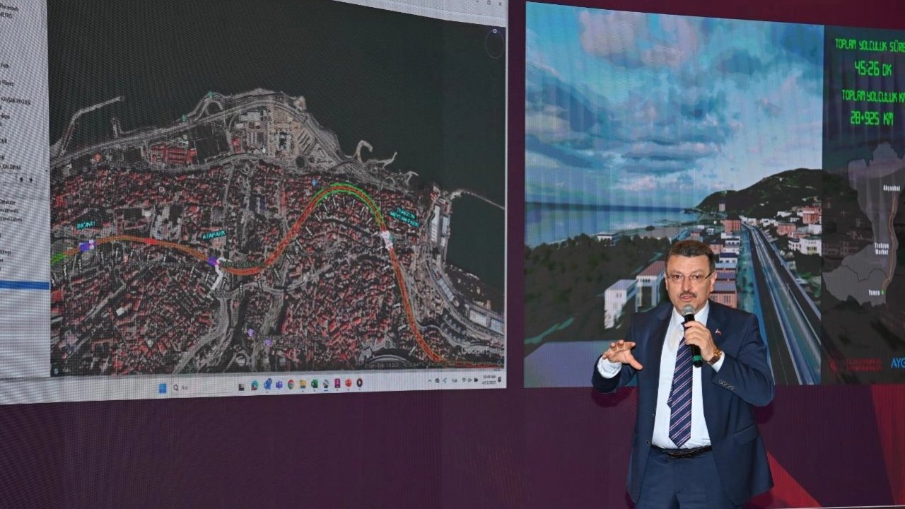 Trabzon&#039;da raylı sistem projesi yatırım programına alındı