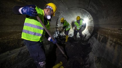 Yeraltı temizliği İzmir Körfezi'ne nefes oluyor