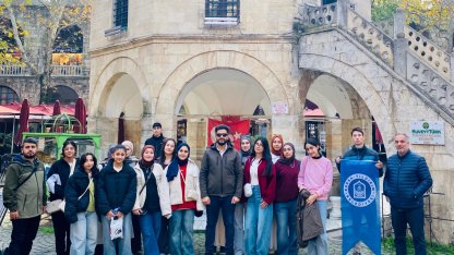 Yıldırımlı gençler Bursa'yı keşfediyor