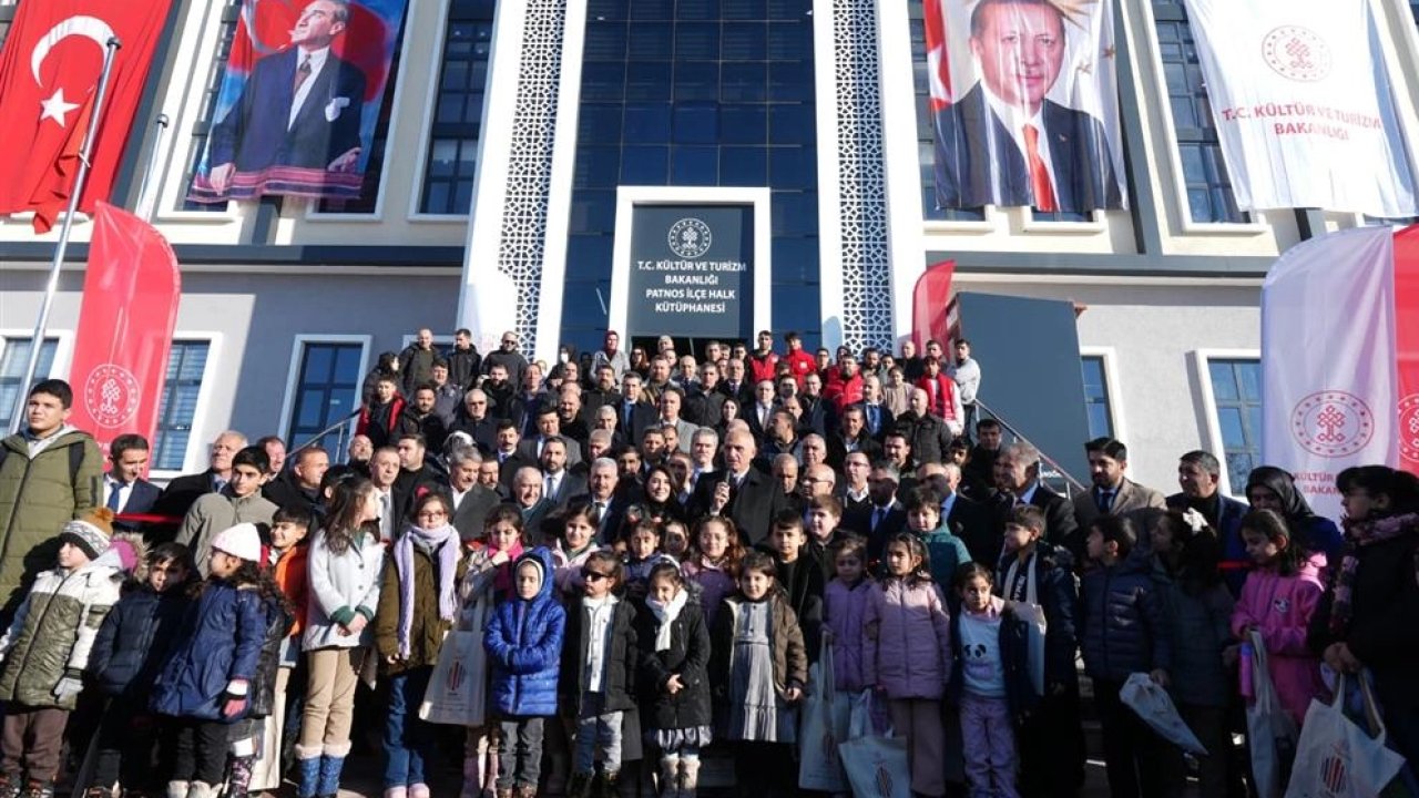 Ağrı Patnos'a 40 bin koleksiyona sahip yeni kütüphane