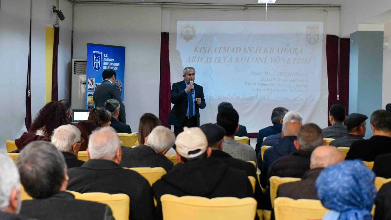 Ankara Büyükşehir’den 'Arıcılara Koloni Yönetimi' eğitimi