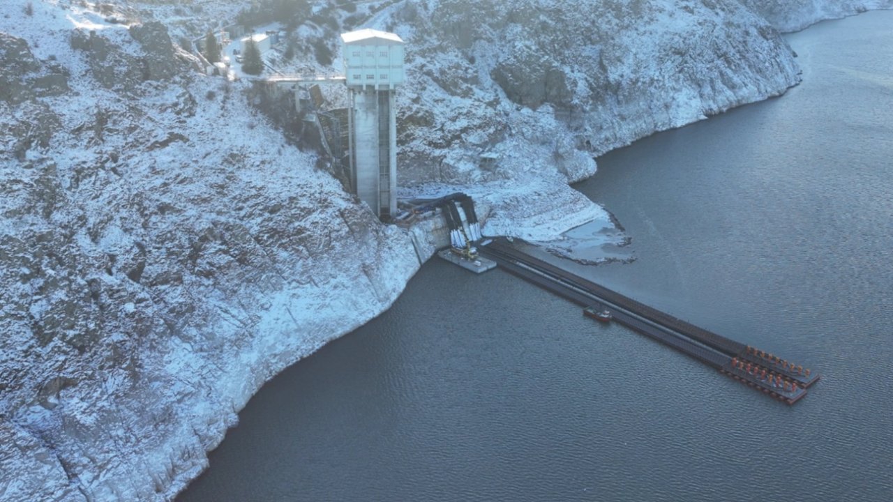 Ankara’da su sorununa yüzer pompa çözümü