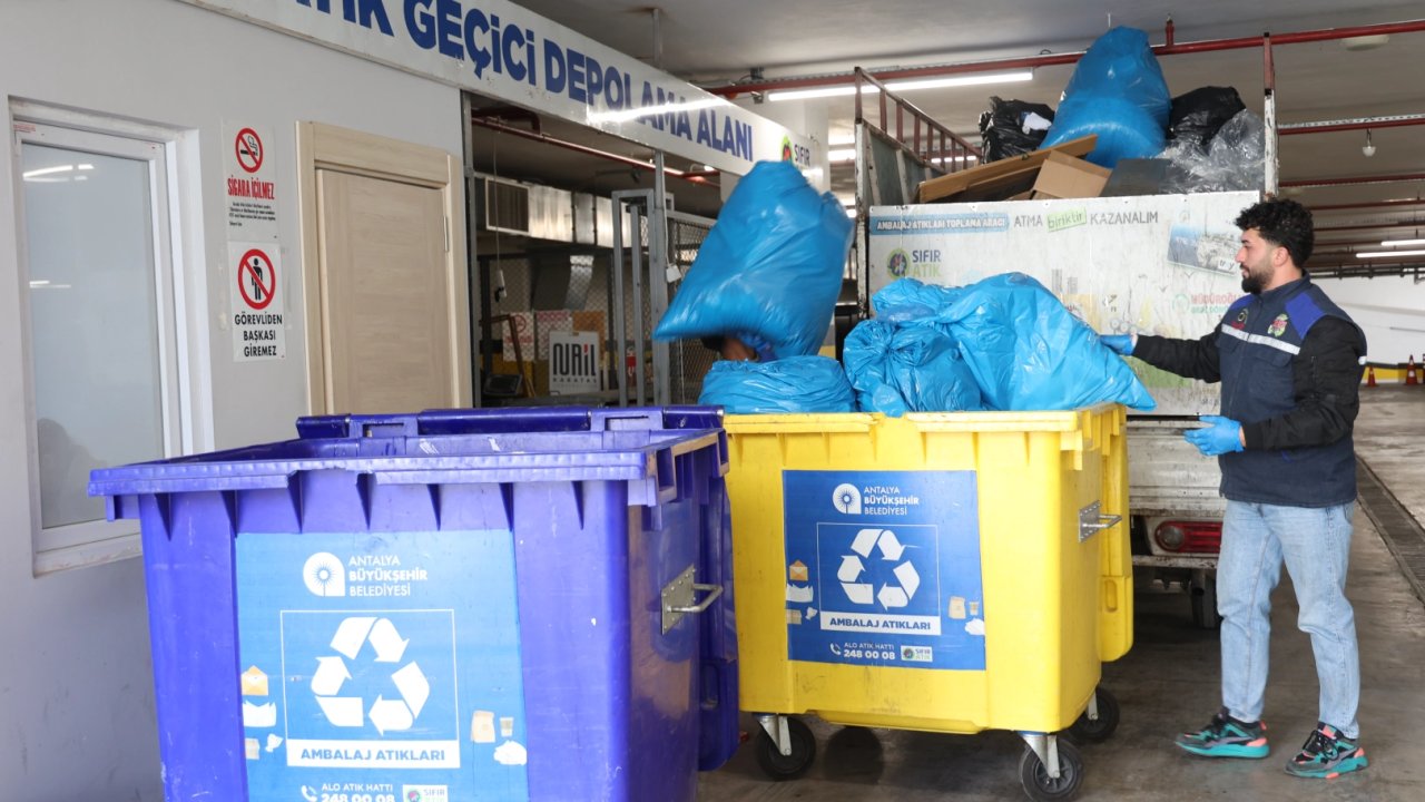Antalya Büyükşehir’den sıfır atık hamlesi