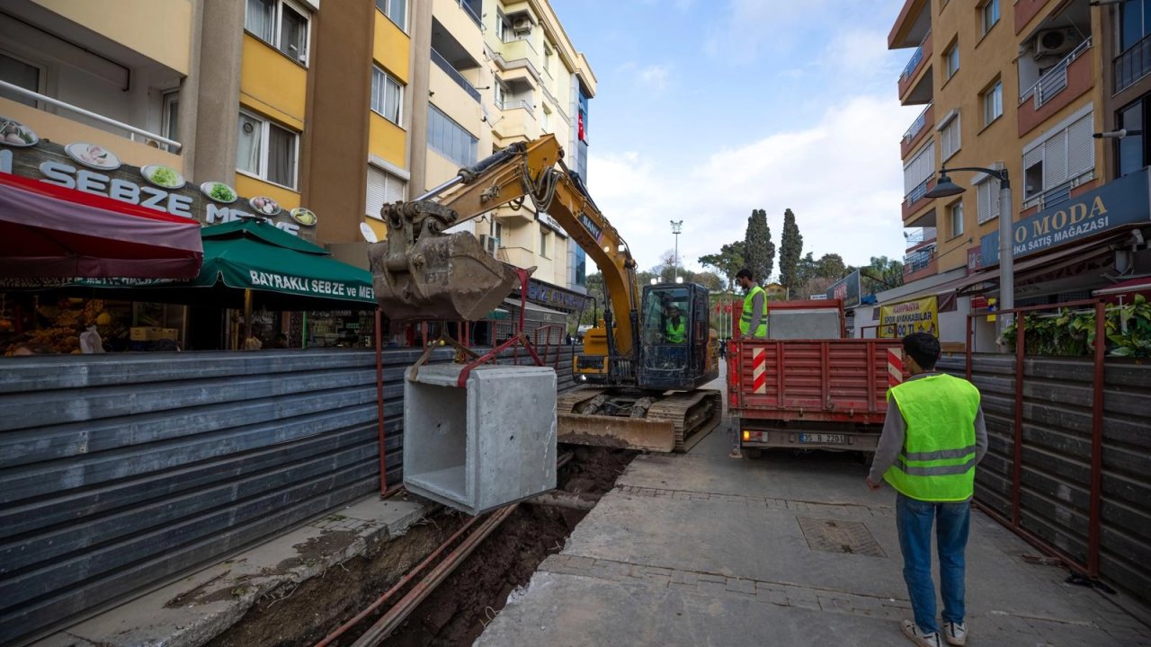 Bayraklı'da su baskınlarına 140 milyonluk çözüm