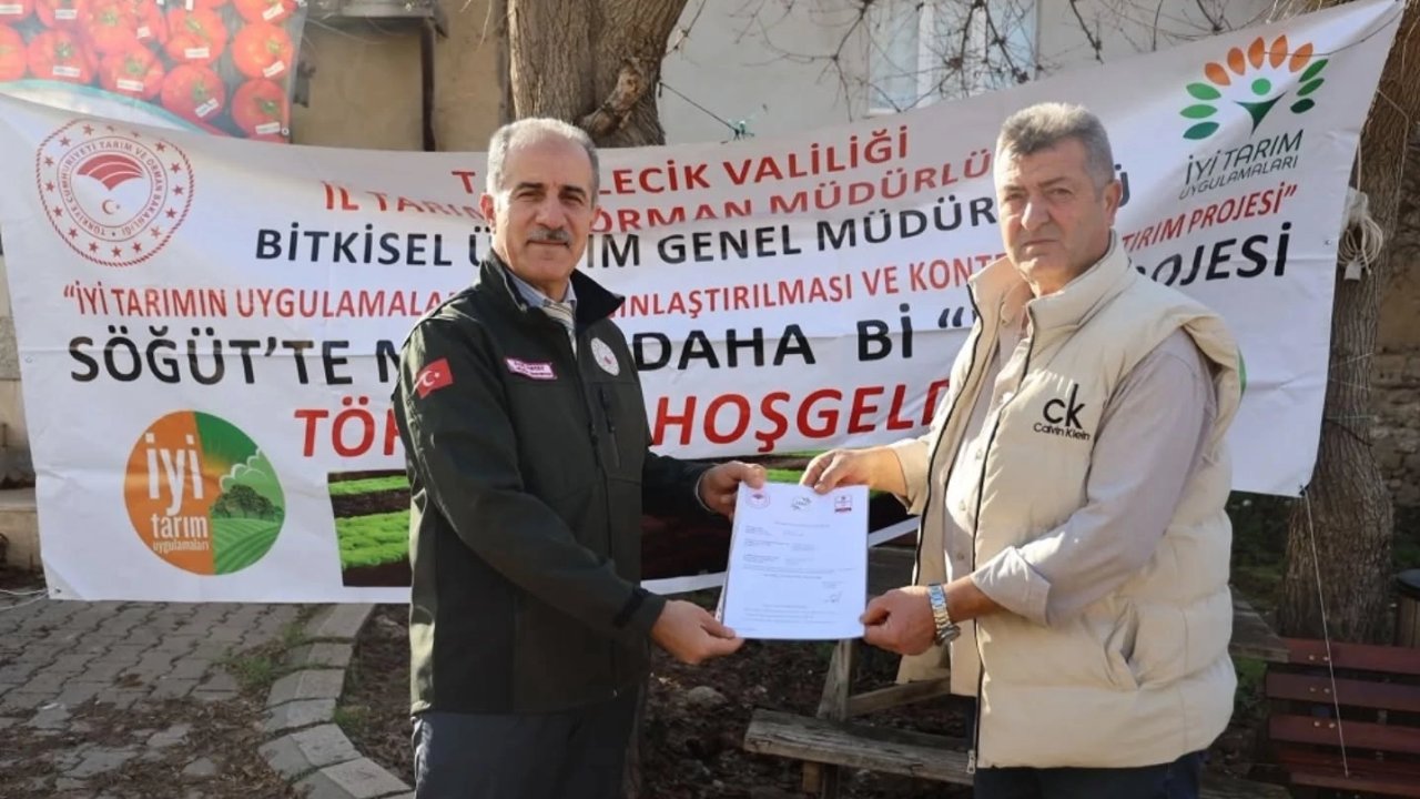 Bilecik Söğüt'te 'Marul Daha Bi İyi' projesi tamamlandı