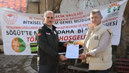 Bilecik Söğüt'te 'Marul Daha Bi İyi' projesi tamamlandı