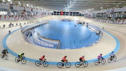 Bisiklette geleceğin sporcuları piste çıktı