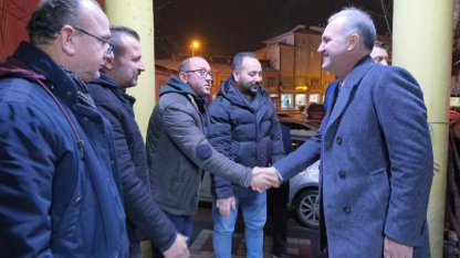 Bursa İnegöl protokolünden yeni yıl ziyareti