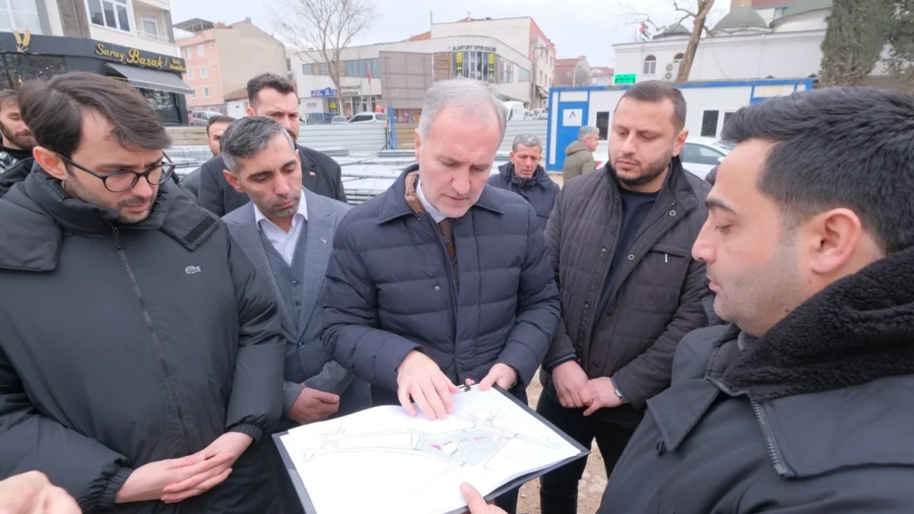Bursa İnegöl’de Alanyurt meydan düzenleme çalışmaları başladı