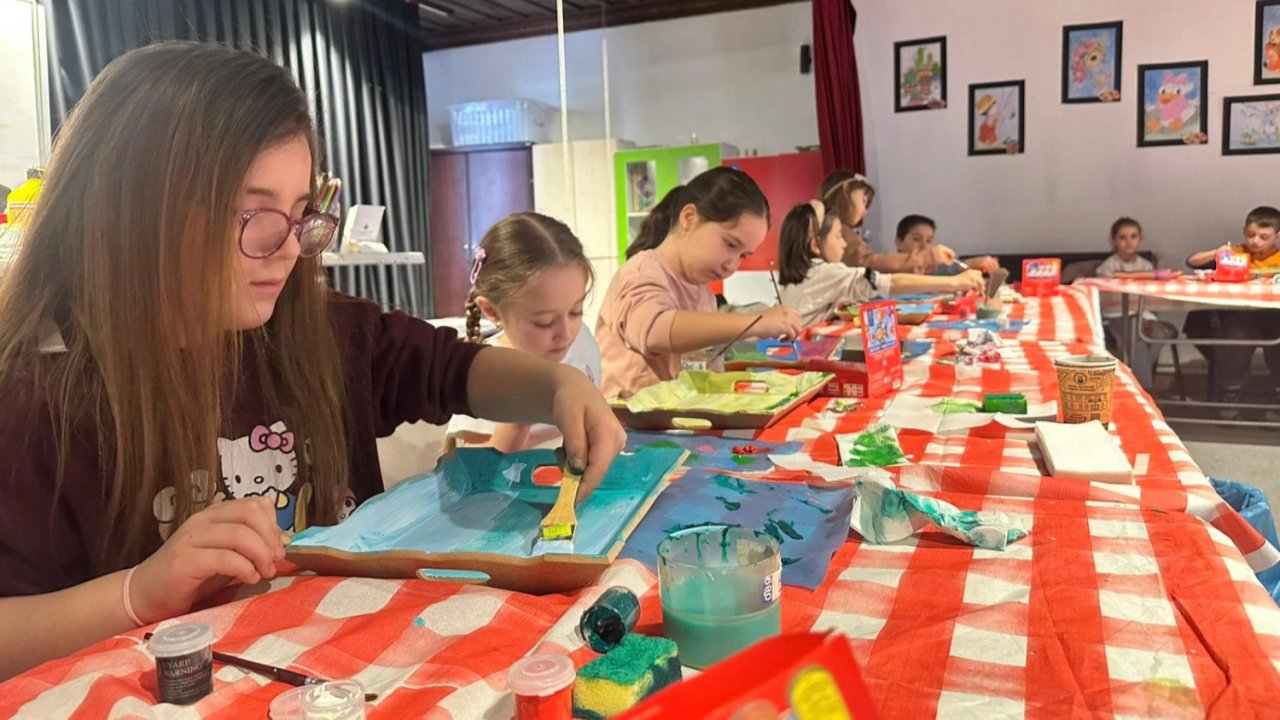 Bursa İnegöl'de sömestir tatili sanatla renklendi