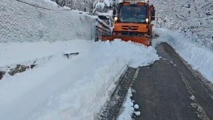 Bursa Osmangazi Belediyesi kar mesaisini sürdürüyor
