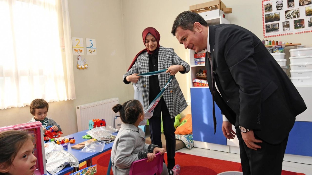 Bursa protokolü özel çocukların karne gününde buluştu